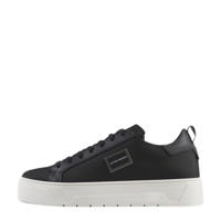 thumbnail: Donkerblauwe heren Antony Morato sneakers van 60% polyamide/30% leer/10% polyurethaan met veters en effen