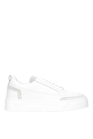 Flint powder  leren sneaker wit/beige