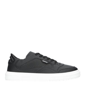 Connie animal  leren sneakers zwart