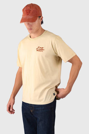 outdoor T-shirt lichtgeel