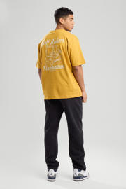 thumbnail: Gele heren America Today t-shirt van katoen met backprint, korte mouwen en ronde hals