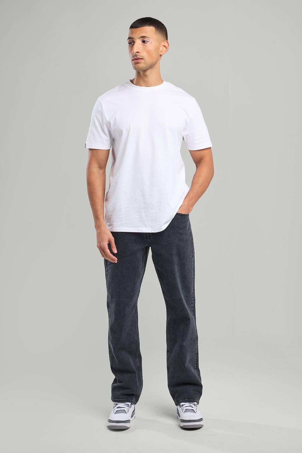America Today Dexter straight fit jeans grijs