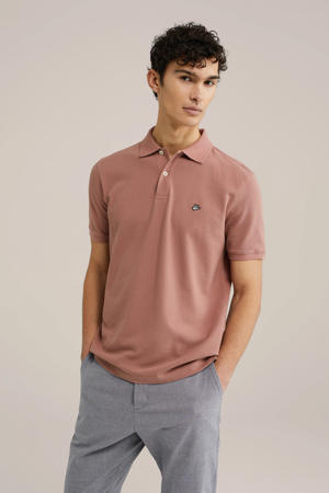 slim fit polo oudroze