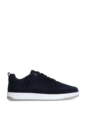   suède sneakers donkerblauw