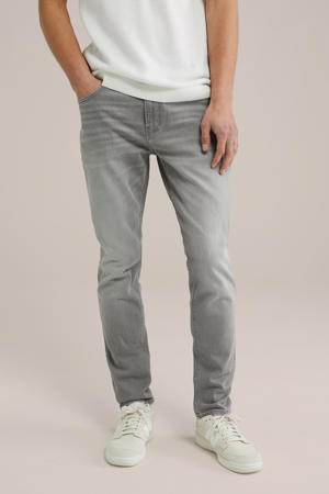 slim fit jeans light grey denim