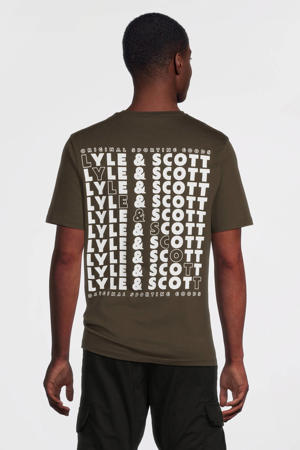 T-shirt olijfgroen