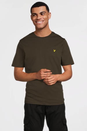 T-shirt olijfgroen