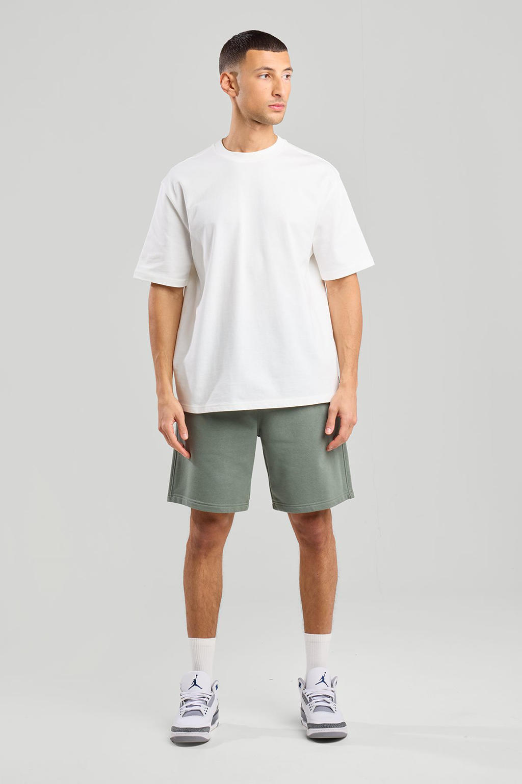 America Today regular sweatshort blauw