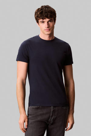T-shirt donkerblauw