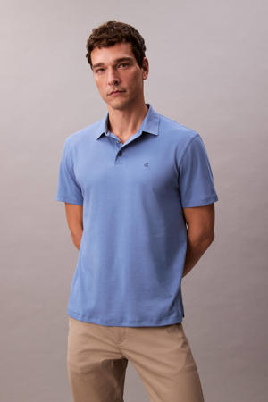 regular polo SUPIMA blauw