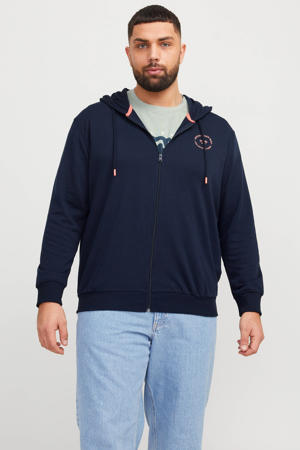 sweatvest donkerblauw
