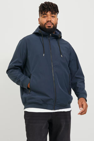 softshell jas donkerblauw