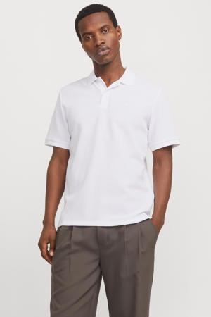 polo met textuur wit