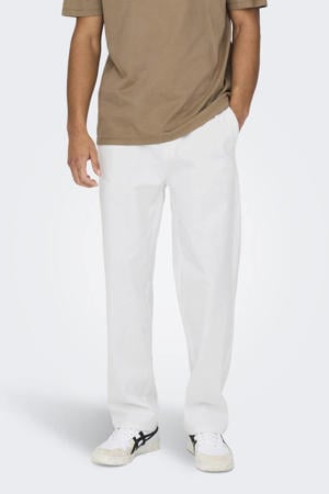 loose casual broek wit