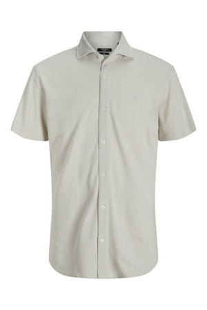 casual overhemd beige