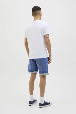 denim regular short dark blue denim