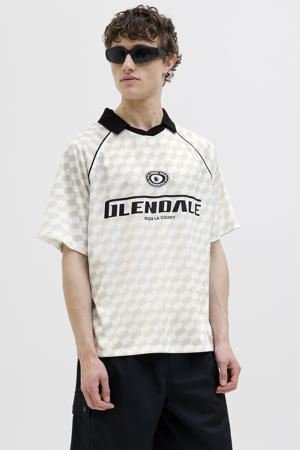 oversized polo beige