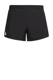 thumbnail: Zwarte heren adidas Performance Senior hardloopshort van polyester met effen