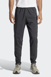 thumbnail: Zwarte heren adidas Performance Hardloopbroek van polyester 