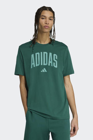T-shirt donkergroen