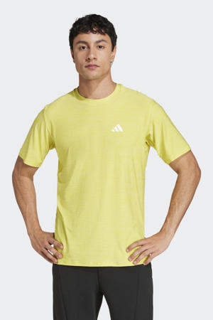 sportshirt geel/wit