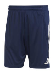 thumbnail: Donkerblauwe heren adidas Performance Senior Arsenal FC voetbalshort van polyester met regular fit, elastische tailleband met koord en logo dessin
