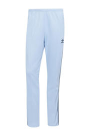 thumbnail: Donkerblauwe heren adidas Originals Adicolor Classics Beckenbauer trainingsbroek van katoen met regular fit, elastische tailleband met koord en logo dessin