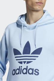 thumbnail: adidas Originals Adicolor Classics Trefoil hoodie lichtblauw