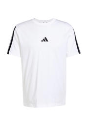 thumbnail: Wit en zwarte heren adidas Sportswear T-shirt van katoen met printopdruk, korte mouwen en ronde hals