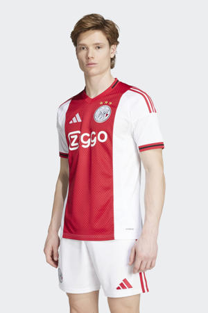 voetbalshirt wit/rood