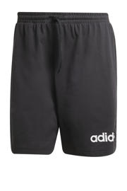 thumbnail: Zwarte heren adidas Sportswear sweatshort van katoen met regular fit, regular waist, elastische tailleband met koord en logo dessin