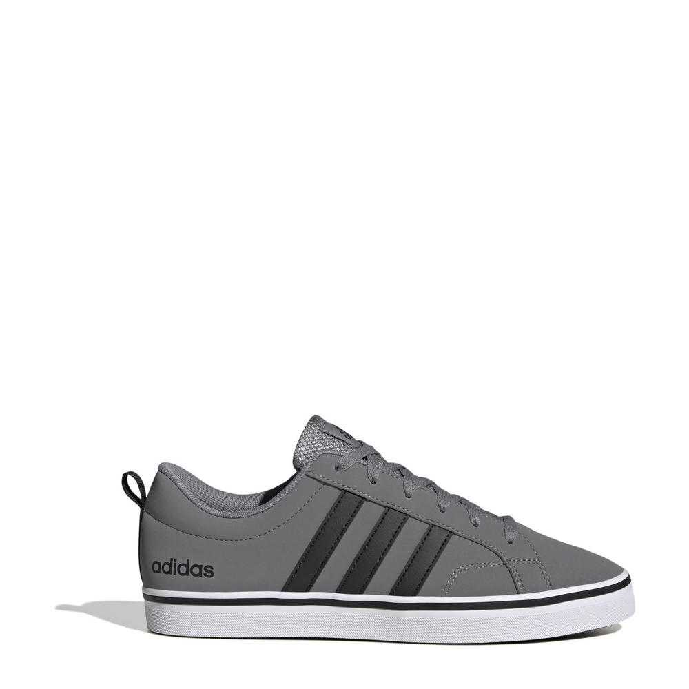 Grijs en zwarte heren adidas Sportswear VS Pace 2.0 sneakkers van imitatieleer/voering: textiel met veters