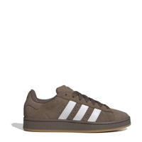 thumbnail: Bruin en witte heren adidas Originals Campus 00's sneakers van suède-pu/voering: mesh/voetbed: eva met veters
