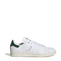 thumbnail: Wit en donkergroene heren adidas Originals Stan Smith sneakers van polyester/voering: mesh/voetbed: eva met veters en effen