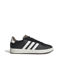 thumbnail: Zwart en witte heren adidas Sportswear Grand Court sneakers van imitatieleer/voering: mesh/voetbed: eva met veters