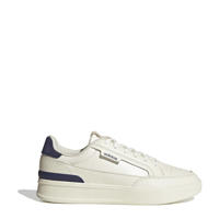 thumbnail: Witte heren adidas Sportswear Aspyre sneakers van leer/synthetisch met veters
