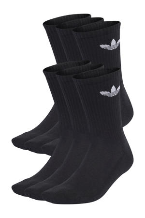 Trefoil Cushion sokken - set van 6 zwart