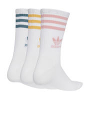 thumbnail: adidas Originals sokken - set van 3 wit/meerkleurig