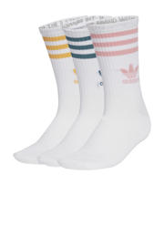 thumbnail: adidas Originals sokken - set van 3 wit/meerkleurig