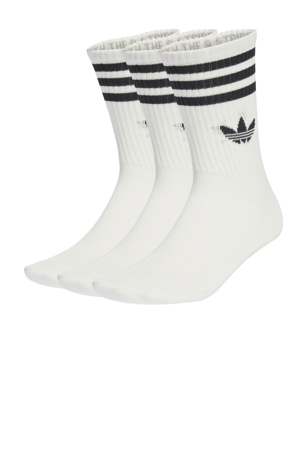adidas Originals sokken - set van 3 wit/zwart