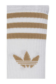 thumbnail: adidas Originals sokken - set van 3 wit/bruin