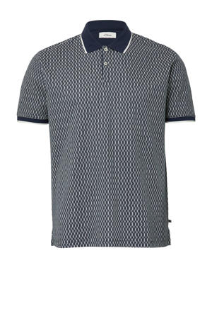 regular polo donkerblauw
