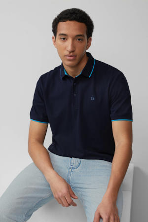 regular polo donkerblauw