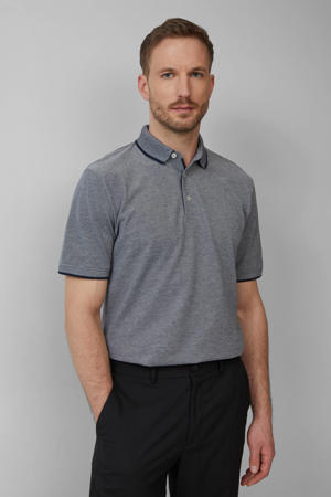 regular polo grijsblauw
