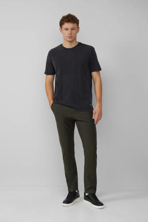 slim chino donkergroen