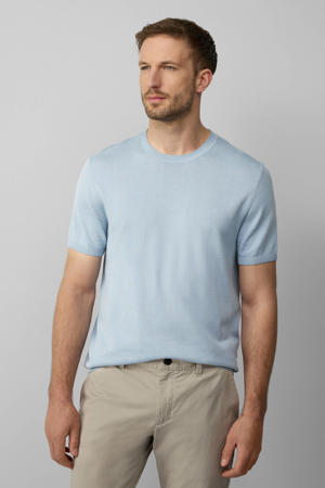 T-shirt gebreid lichtblauw
