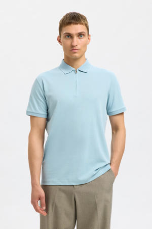 regular polo lichtblauw