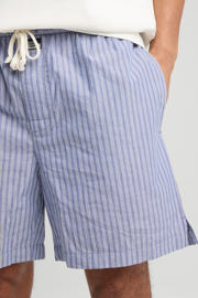 thumbnail: America Today pyjamashort Lennon blauw/wit