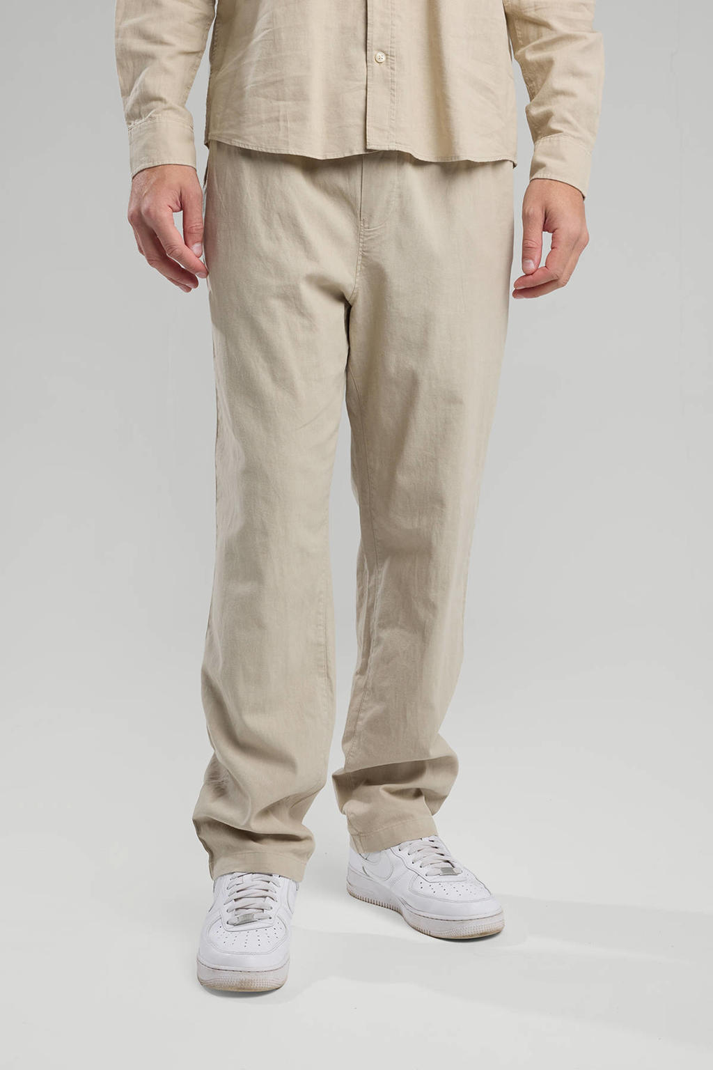 America Today straight casual broek bruin