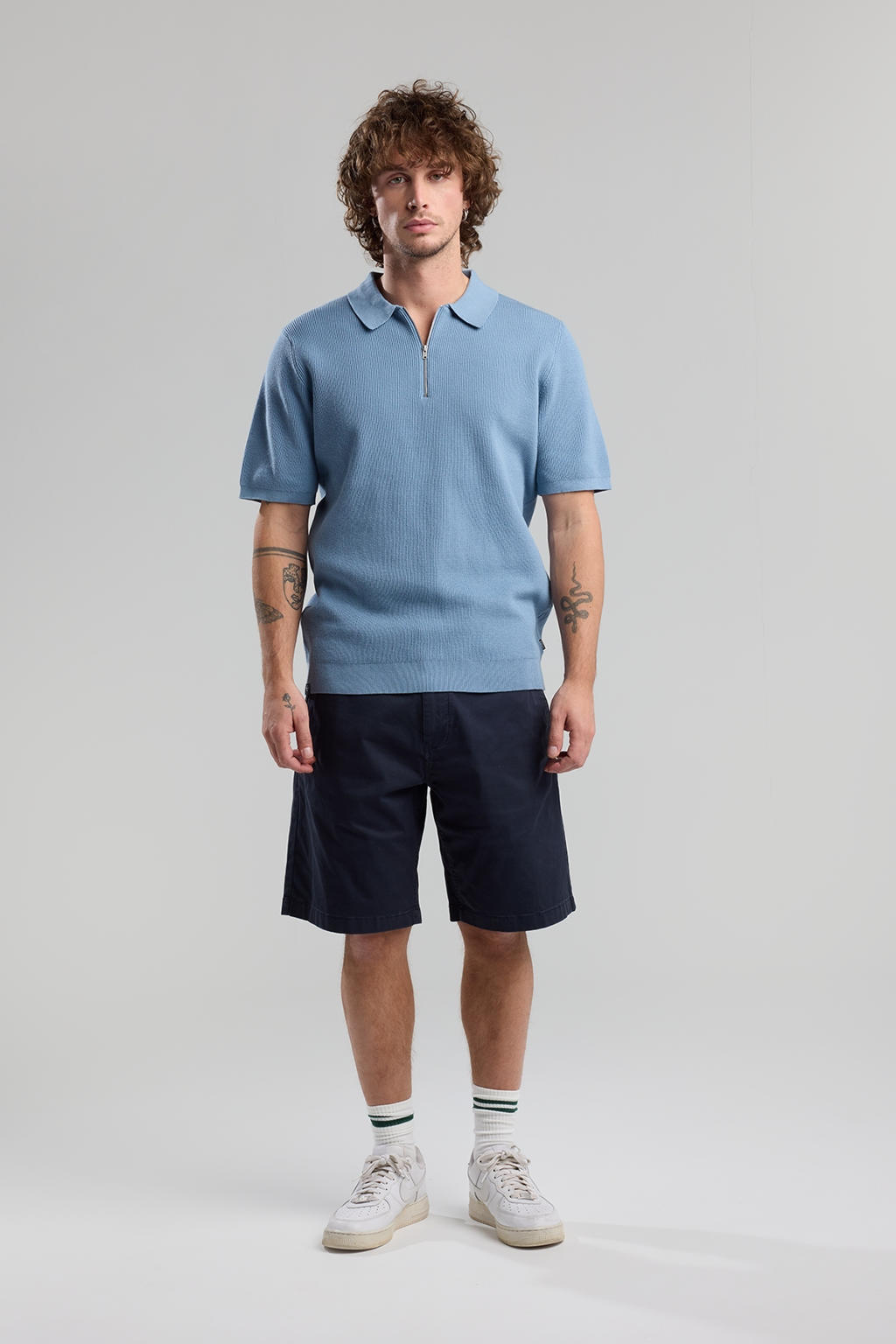 America Today regular chino short blauw